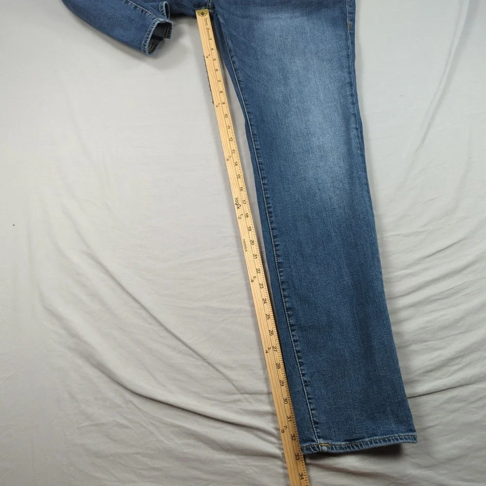 True Religion Jeans Mens 38x33 Blue Rocco Slim Stretch Casual‎ Preppy